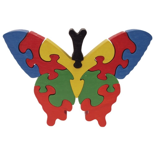 Dřevěné puzzle - Motýl