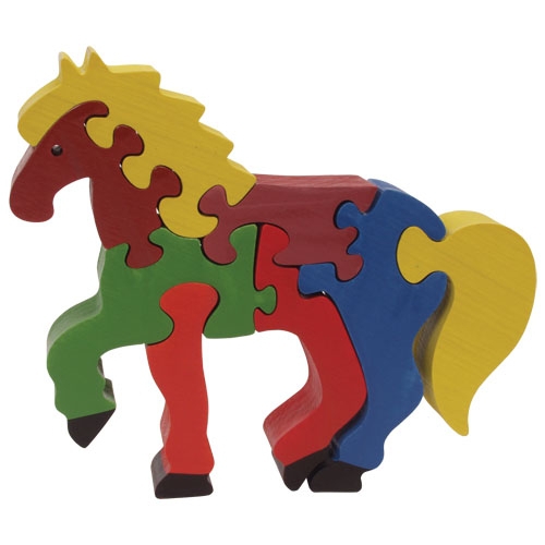 Dřevěné puzzle - Kůň