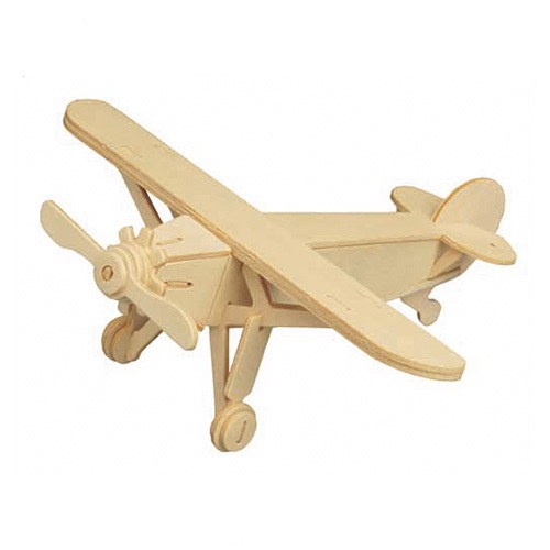 Dřevěné 3D puzzle - Letadlo - 24 dílků