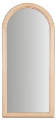 Zrcadlo zaoblené LA105 - 56x130cm - Borovice 