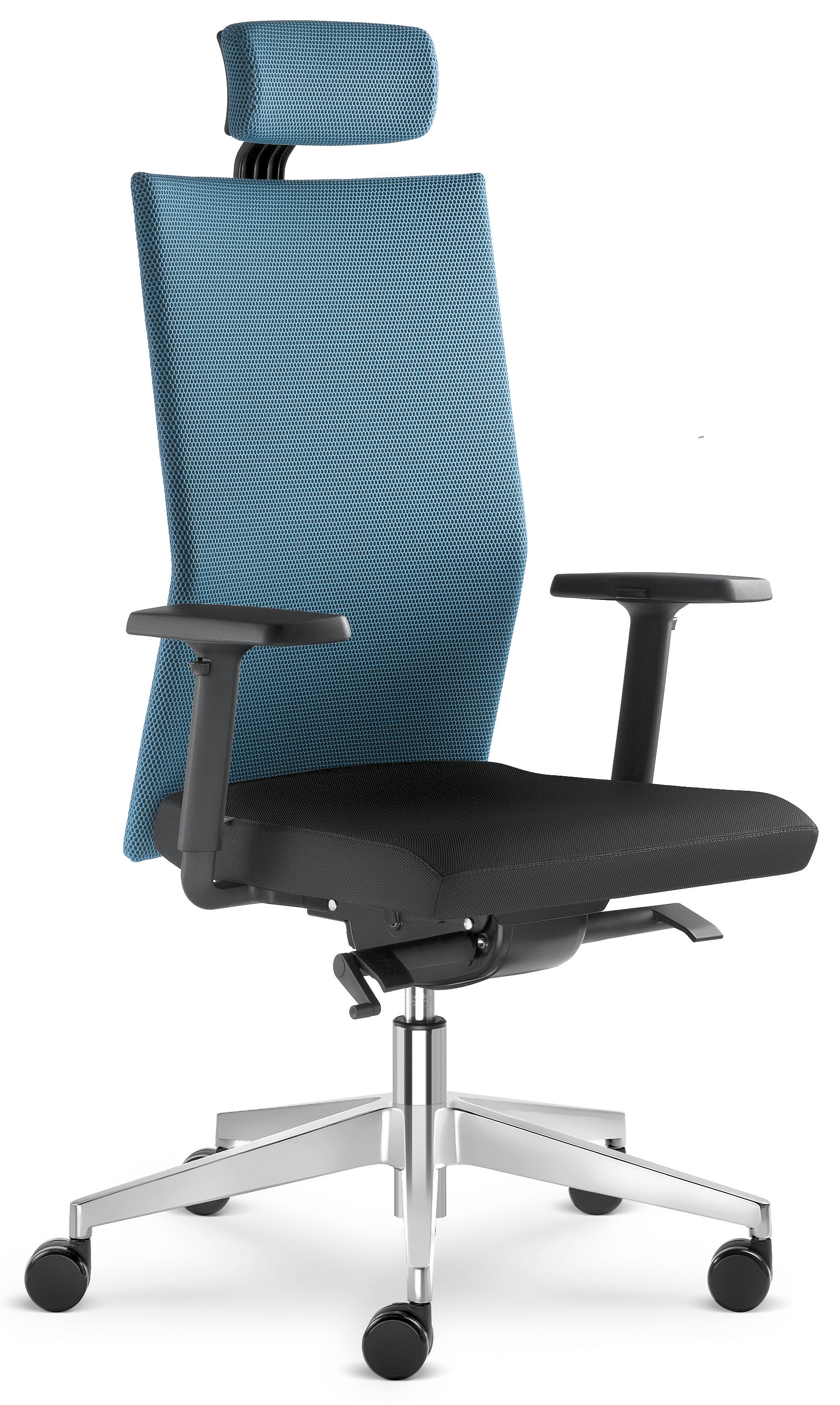 Kancelářšká židle Omega 295-SYS-F80-N6  - Tm.šedá