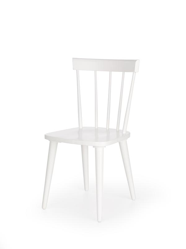 Dřevěná jídelní židle 50x45x89cm - Bílá