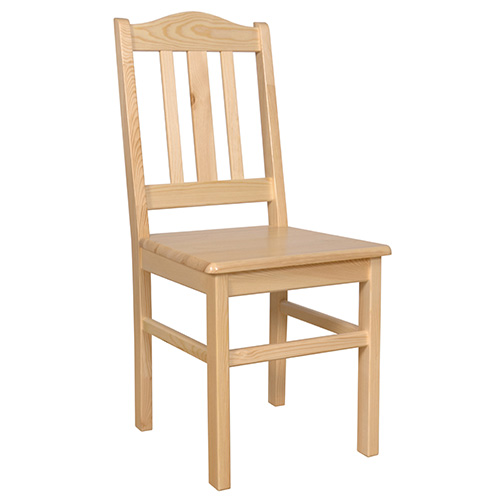 Dřevěná židle KT101 Borovice  - 43x39x89cm