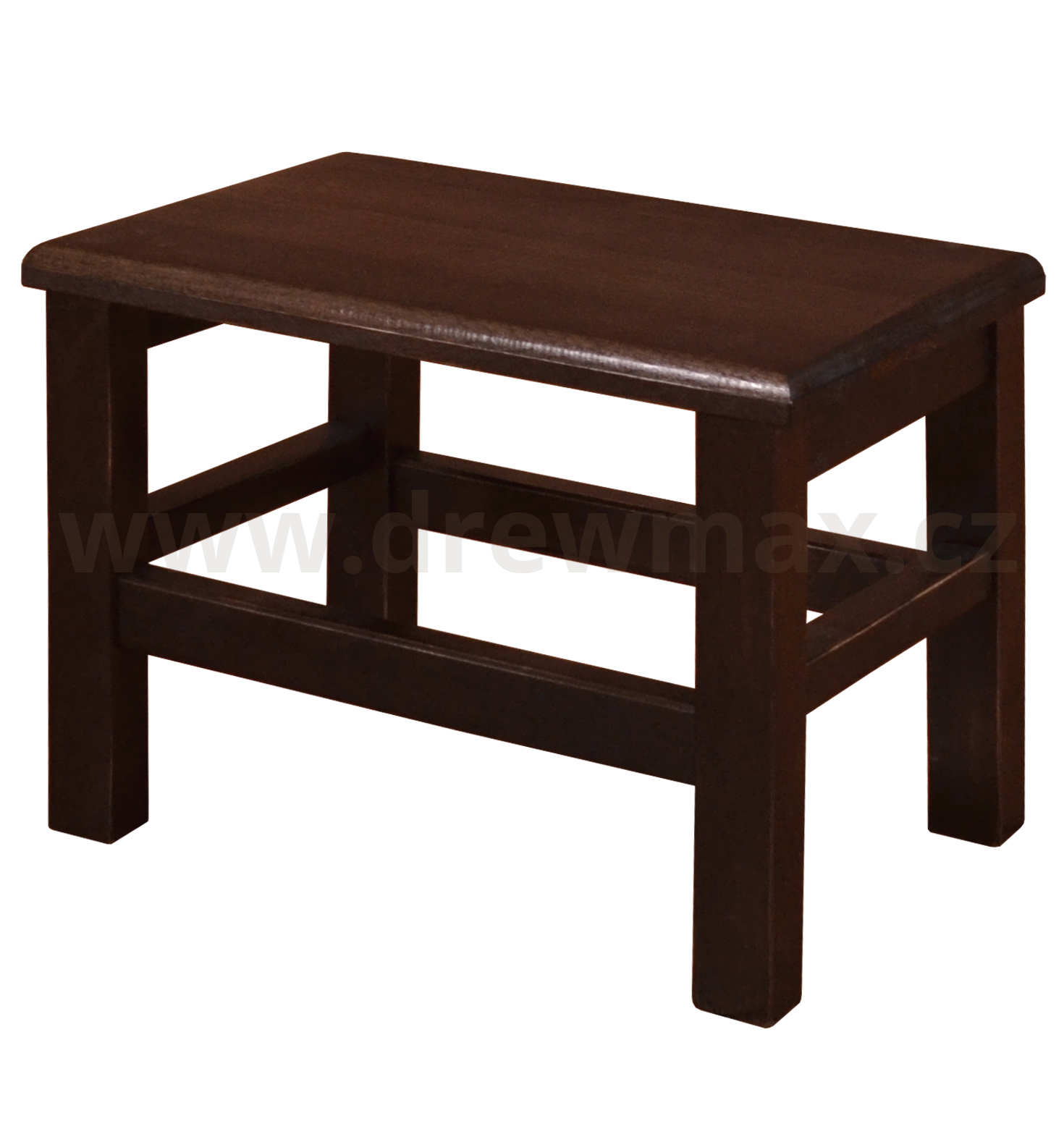 Dřevěná stolička v.26cm - Ořech
