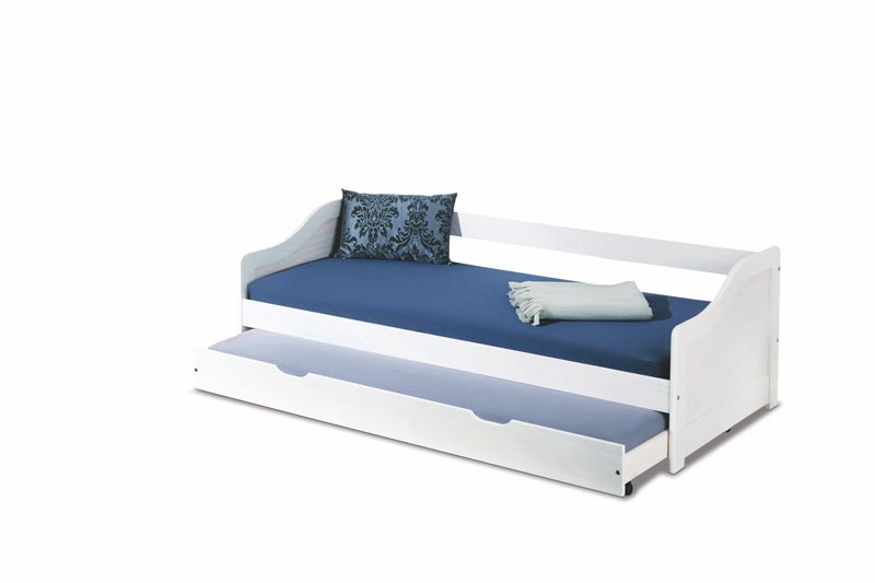 Dětská rozkládací postel 90x200cm - Bílá