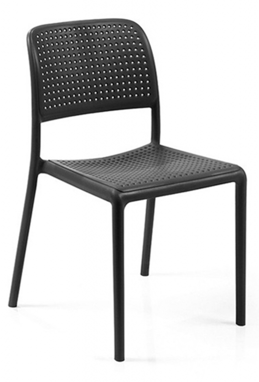 Plastová židle BORA  - Antracite