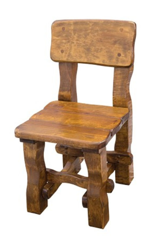Zahradní židle z masivního olšového dřeva, lakovaná 45x54x86cm