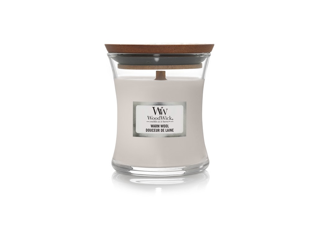 WoodWick váza malá - 7x8,3cm - Warm Wool