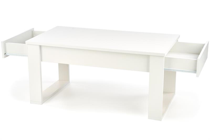 Konferenční stolek Nea se zásuvkami 110x60x52cm - Bílá