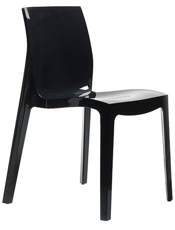 Plastová židle ICE  - Lesk melanzana - POSLEDNÍ KUSY